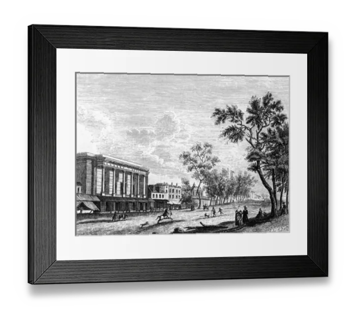Framed Print : Paris, France - Grands Boulevards, Temple Framed Print : Paris, France - Grands Boulevards, Temple