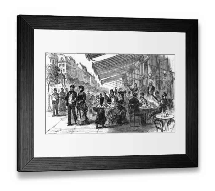 Framed Print : Paris, France - Grands Boulevards - Montmartre Framed Print : Paris, France - Grands Boulevards - Montmartre