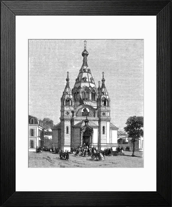 Framed Print : Paris, France - Chapelle Russe Framed Print : Paris, France - Chapelle Russe