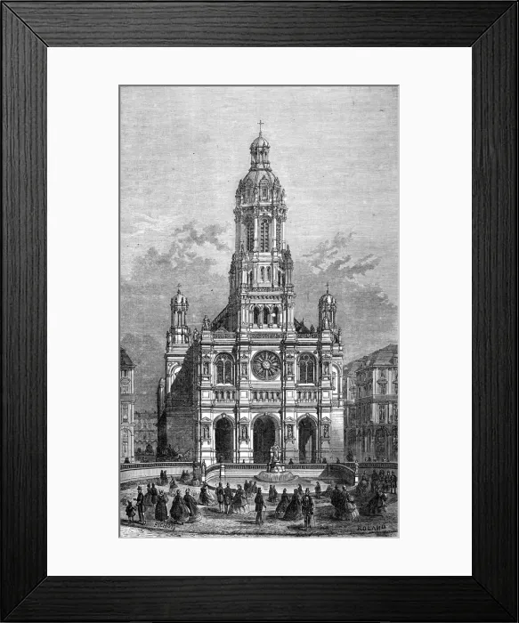 Framed Print : Paris, France - Eglise de la Trinite Framed Print : Paris, France - Eglise de la Trinite