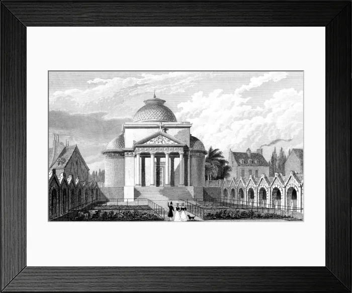 Framed Print : Paris, France - Chapelle Expiatoire of Louis XVI Framed Print : Paris, France - Chapelle Expiatoire of Louis XVI