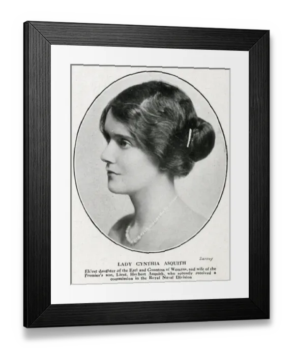 Framed Print : Lady Cynthia Asquith, 1915 Framed Print : Lady Cynthia Asquith, 1915
