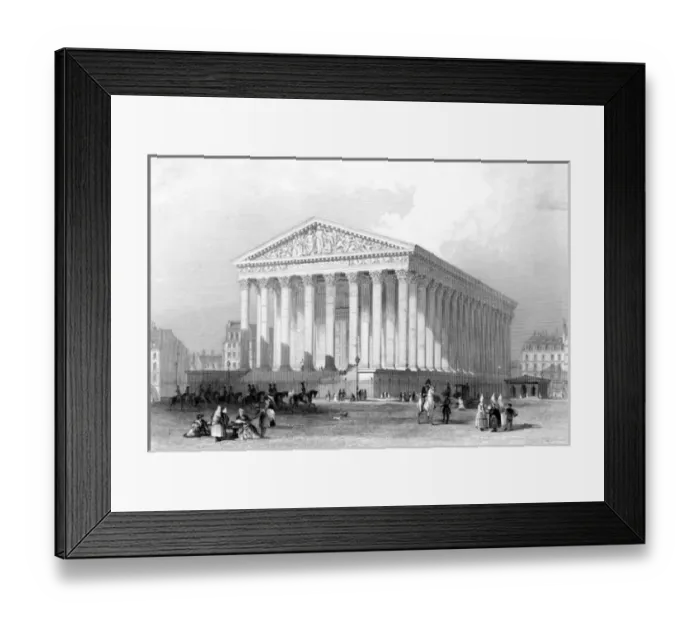 Framed Print : Paris, France - Eglise de La Madeleine Framed Print : Paris, France - Eglise de La Madeleine