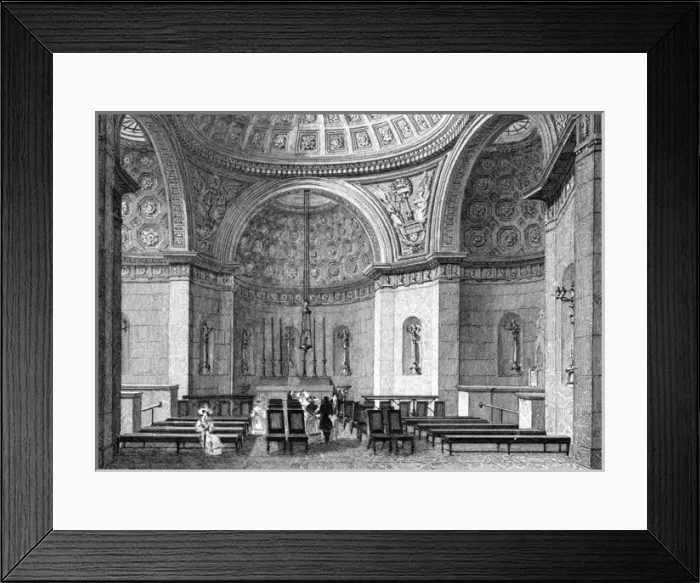 Framed Print : Paris, France - Chapelle Expiatoire of Louis XVI Framed Print : Paris, France - Chapelle Expiatoire of Louis XVI