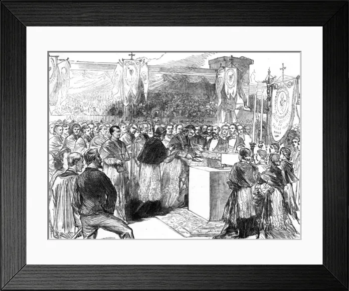 Framed Print : Paris, France - Foundation-Stone of the Sacre Coeur Framed Print : Paris, France - Foundation-Stone of the Sacre Coeur
