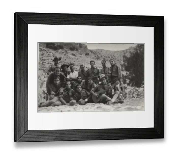 Framed Print : Boy scouts (Gunnis Rovers), Cyprus Framed Print : Boy scouts (Gunnis Rovers), Cyprus