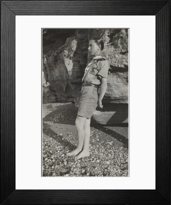Framed Print : Turkish boy scout, Cyprus Framed Print : Turkish boy scout, Cyprus