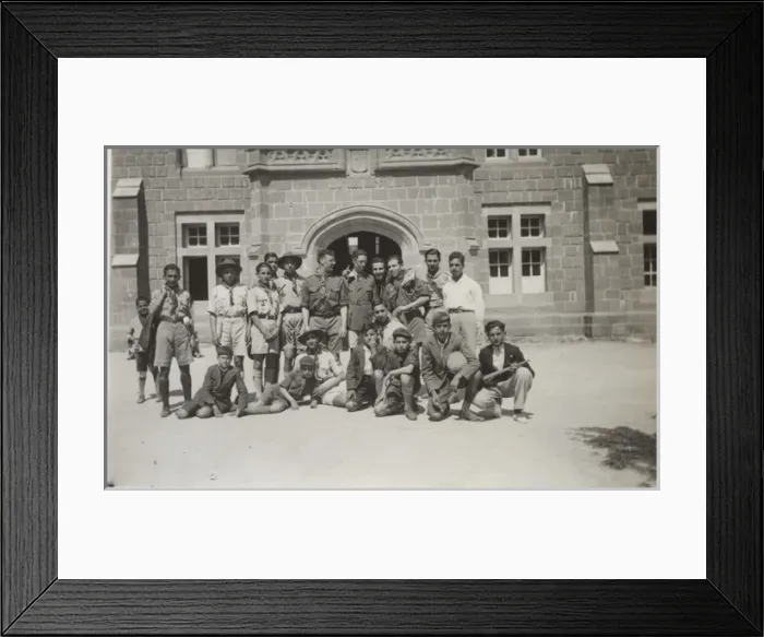 Framed Print : Informal group of boy scouts, Cyprus Framed Print : Informal group of boy scouts, Cyprus
