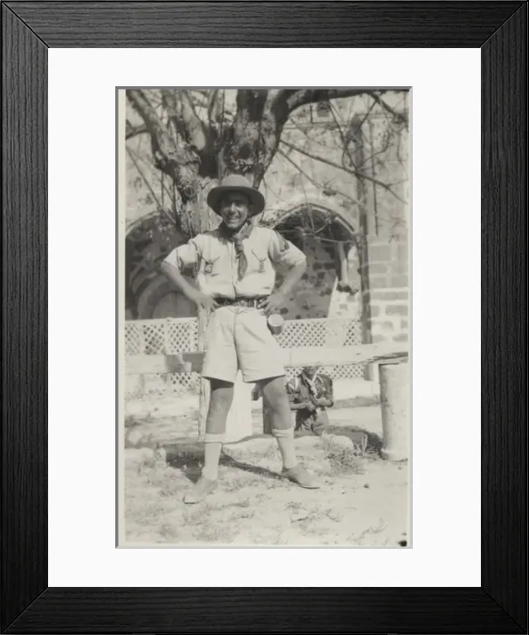 Framed Print : Boy scout (Gunnis), Lambousa Monastery, Cyprus Framed Print : Boy scout (Gunnis), Lambousa Monastery, Cyprus