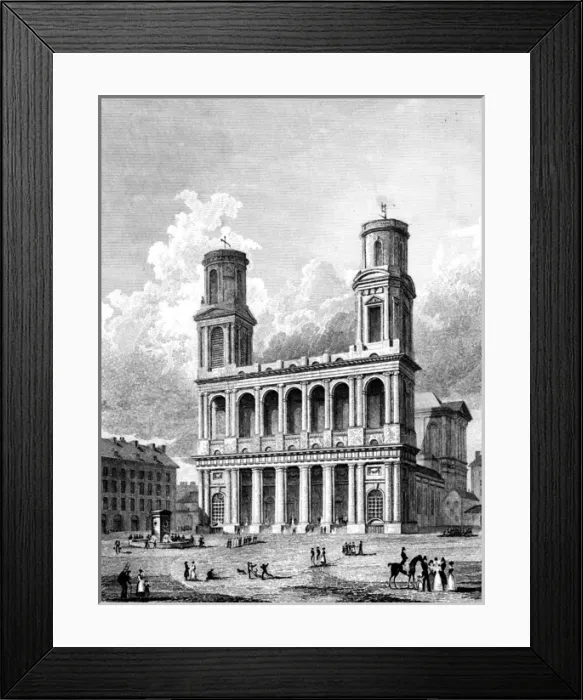 Framed Print : Paris, France - Saint Sulpice Framed Print : Paris, France - Saint Sulpice