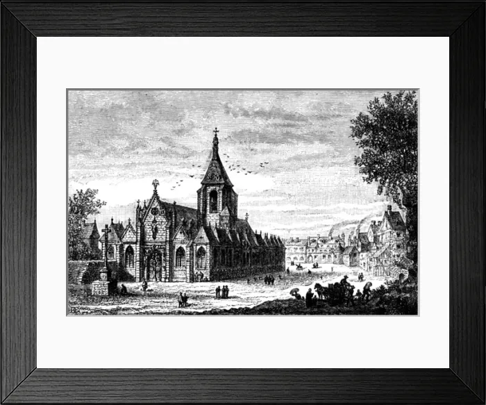Framed Print : Paris, France - Saint Sulpice