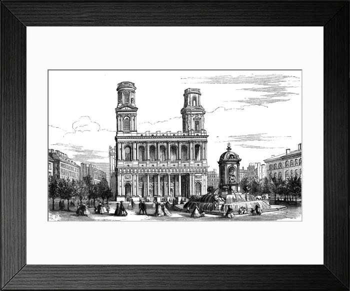 Framed Print : Paris, France - Saint Sulpice Framed Print : Paris, France - Saint Sulpice