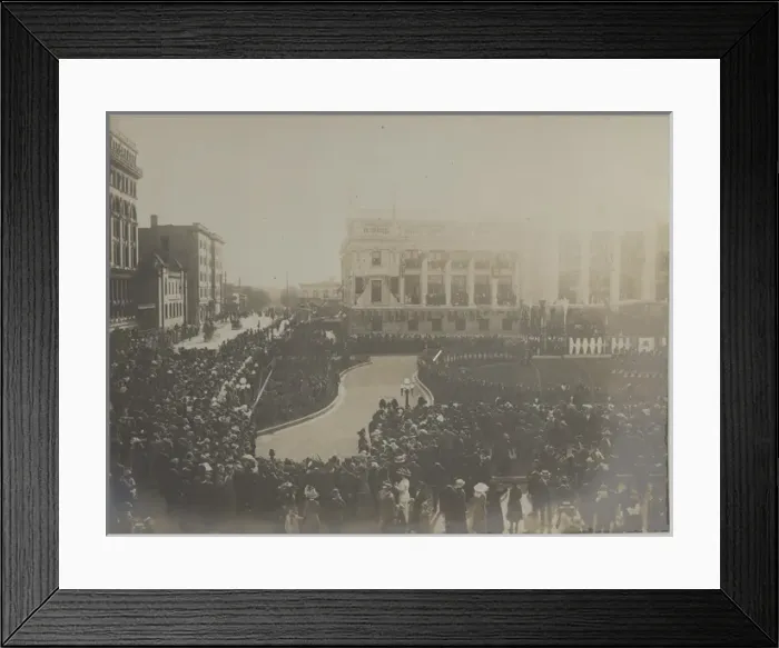Framed Print : Vancouver Scouts official parade, Canada Framed Print : Vancouver Scouts official parade, Canada