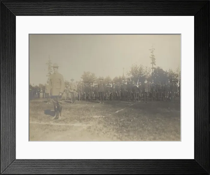 Framed Print : Vancouver Scouts on parade, Canada Framed Print : Vancouver Scouts on parade, Canada