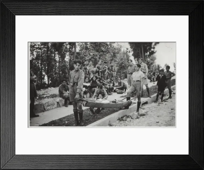 Framed Print : Boy scouts of Colombia, South America Framed Print : Boy scouts of Colombia, South America