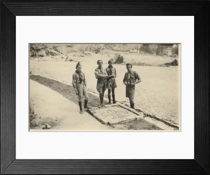 Framed Print : Boy scouts of Colombia, South America Framed Print : Boy scouts of Colombia, South America