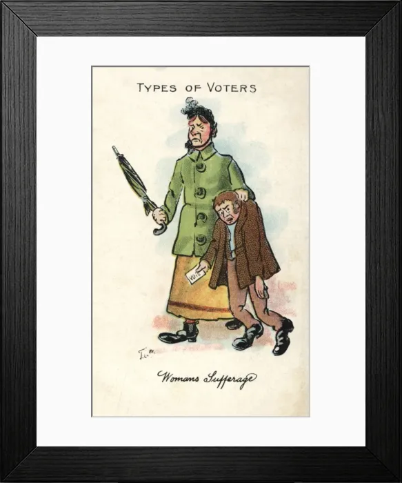 Framed Print : Suffragette Votes for Womens Sufferage Framed Print : Suffragette Votes for Womens Sufferage