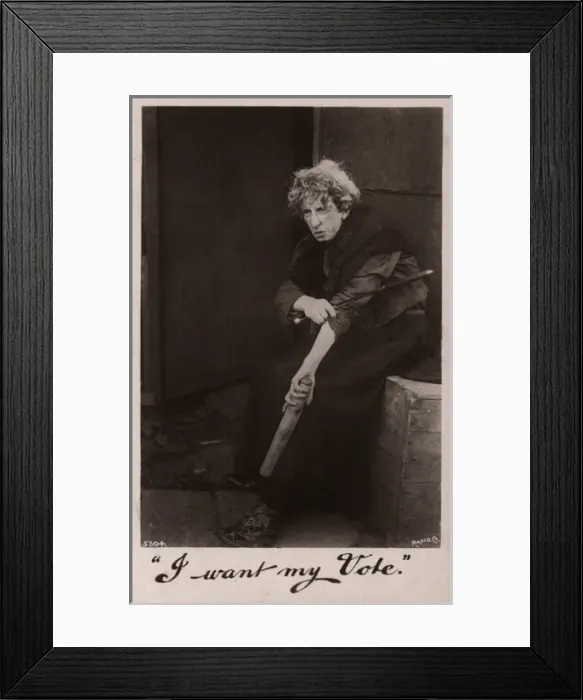 Framed Print : Suffragette, poker Rolling Pin Framed Print : Suffragette, poker Rolling Pin