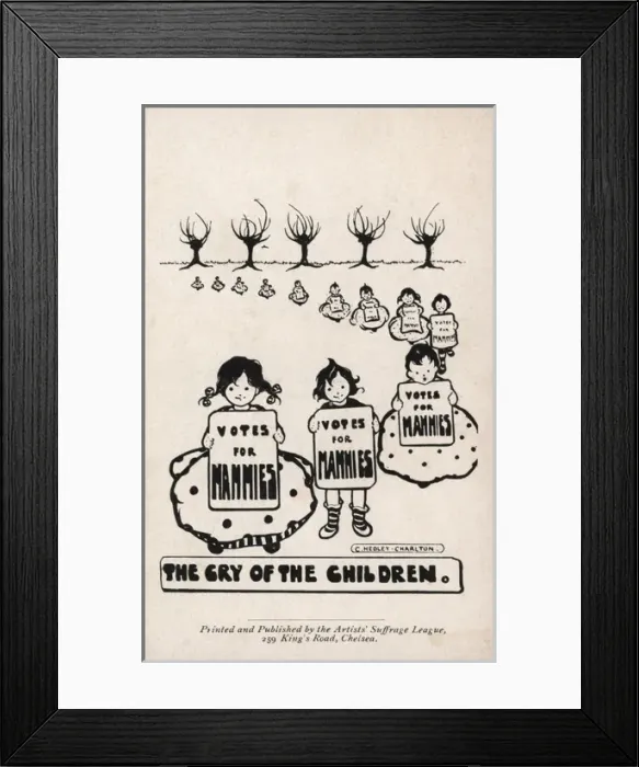 Framed Print : The Cry of The Children Framed Print : The Cry of The Children
