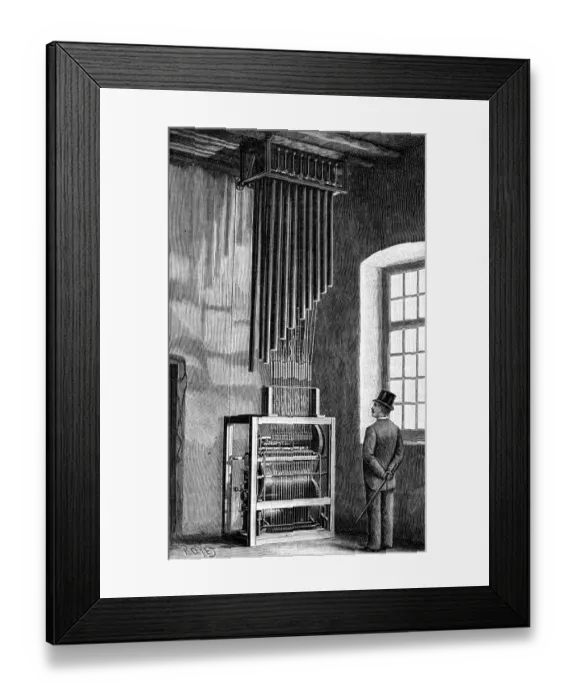 Framed Print : The town hall carillon of Levallois-Perret, 1898 Framed Print : The town hall carillon of Levallois-Perret, 1898