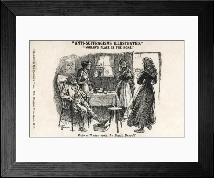 Framed Print : A Womans place is the Home Framed Print : A Womans place is the Home