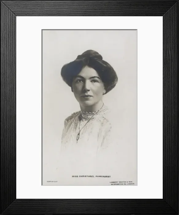 Framed Print : Christabel Pankhurst Framed Print : Christabel Pankhurst