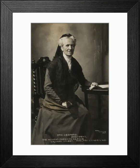 Framed Print : Charlotte Despard Suffragette Framed Print : Charlotte Despard Suffragette