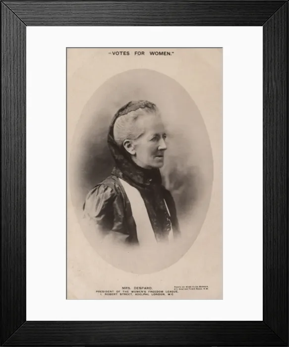 Framed Print : Charlotte Despard Suffragette Framed Print : Charlotte Despard Suffragette