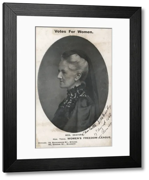 Framed Print : Charlotte Despard Suffragette Framed Print : Charlotte Despard Suffragette