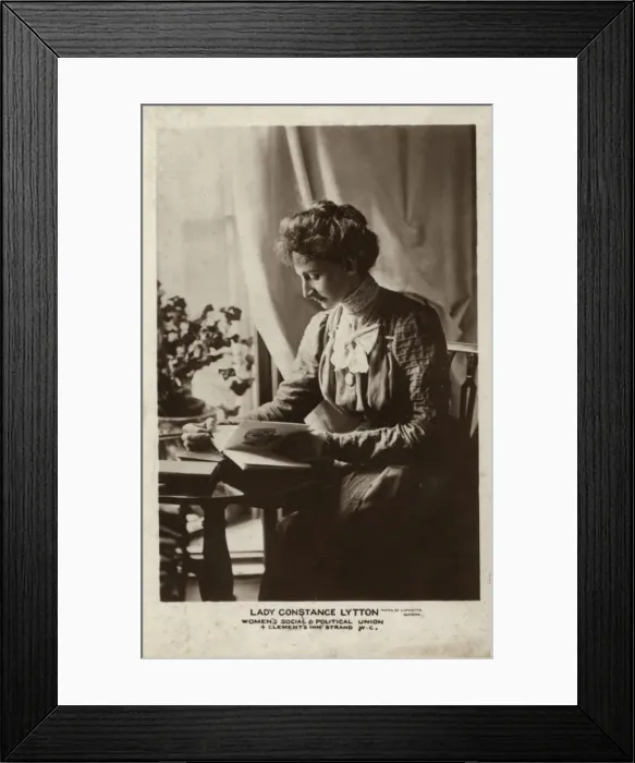 Framed Print : Lady Constance Lytton Suffragette Framed Print : Lady Constance Lytton Suffragette