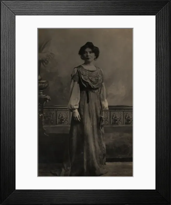 Framed Print : Christabel Pankhurst Framed Print : Christabel Pankhurst