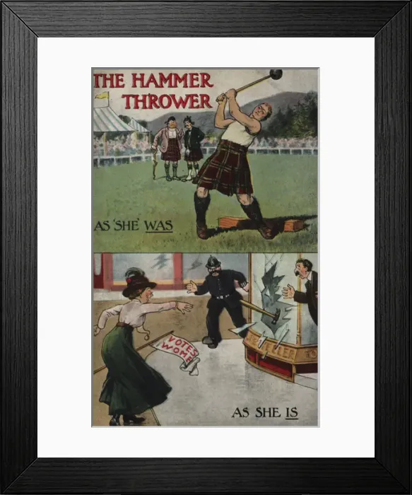 Framed Print : Suffragette, Hammer Thrower Framed Print : Suffragette, Hammer Thrower