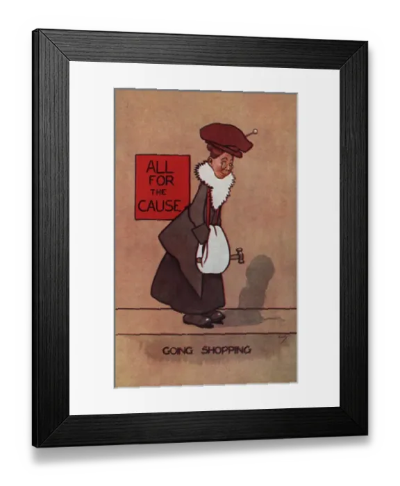 Framed Print : Suffragette All for the Cause Hammer Framed Print : Suffragette All for the Cause Hammer
