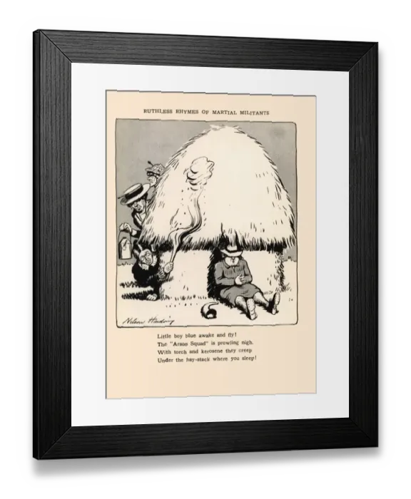 Framed Print : Suffragette Ruthless Rhymes of Martial Militants Framed Print : Suffragette Ruthless Rhymes of Martial Militants