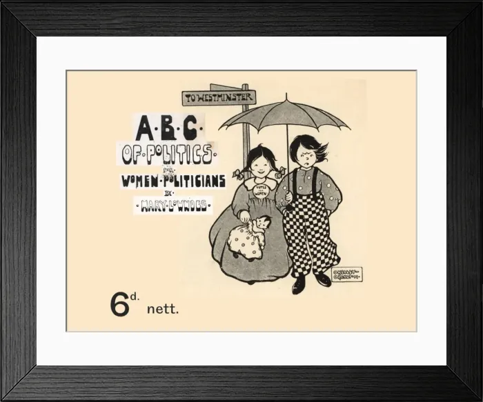 Framed Print : A. B. C of Politics for Women Politicians Framed Print : A. B. C of Politics for Women Politicians