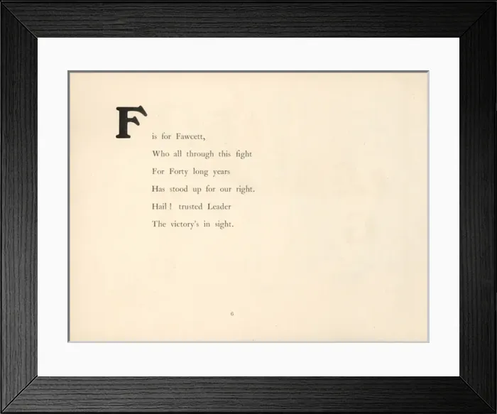 Framed Print : A. B. C of Politics for Women Politicians Framed Print : A. B. C of Politics for Women Politicians