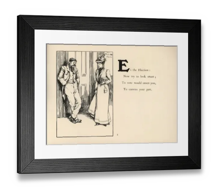 Framed Print : A. B. C of Politics for Women Politicians Framed Print : A. B. C of Politics for Women Politicians