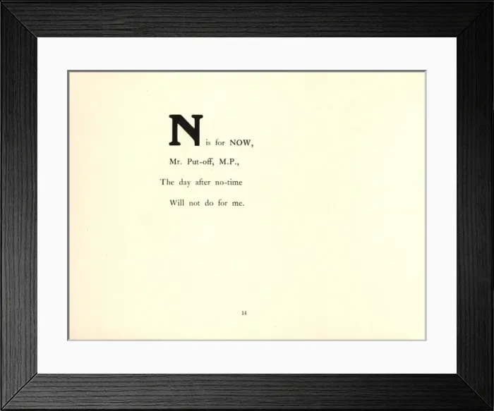 Framed Print : A. B. C of Politics for Women Politicians Framed Print : A. B. C of Politics for Women Politicians