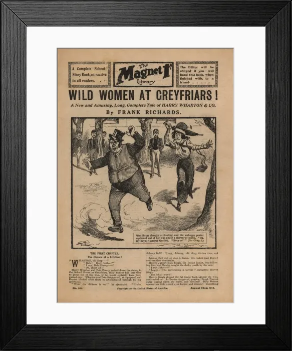 Framed Print : Suffragette Wild Women Greyfriars Miss. Boxer Framed Print : Suffragette Wild Women Greyfriars Miss. Boxer