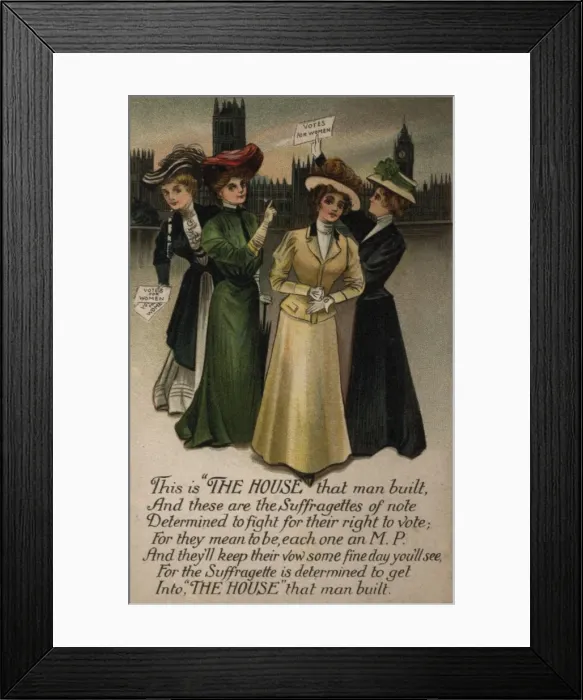 Framed Print : Suffragette, The House That Man Built Framed Print : Suffragette, The House That Man Built
