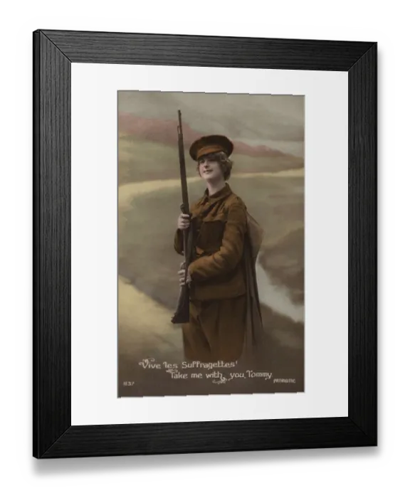 Framed Print : Suffragette Vive Les Suffragettes Framed Print : Suffragette Vive Les Suffragettes