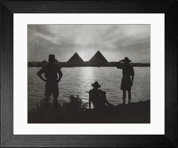 Framed Print : Boy scouts in Egypt Framed Print : Boy scouts in Egypt