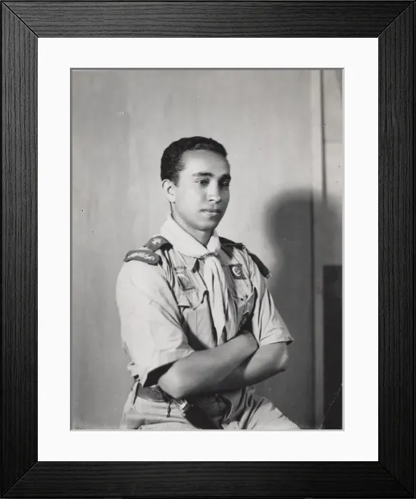 Framed Print : Boy scout portrait, Egypt Framed Print : Boy scout portrait, Egypt