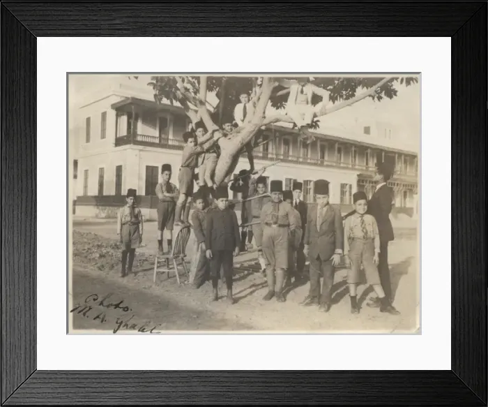 Framed Print : Boy scouts in Cairo, Egypt Framed Print : Boy scouts in Cairo, Egypt