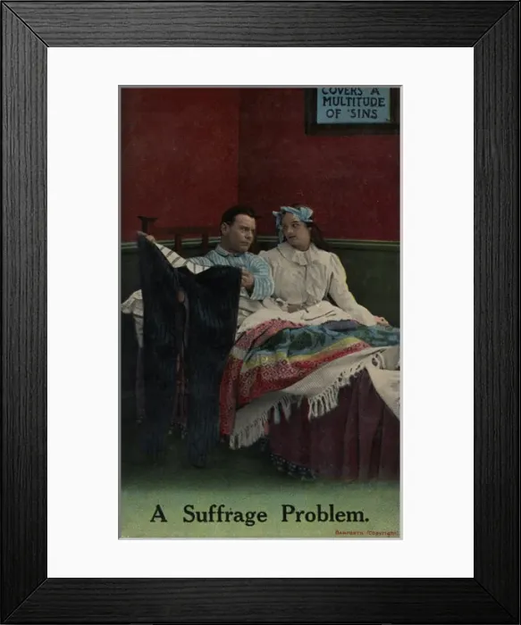 Framed Print : Suffragette A Suffrage Problem Framed Print : Suffragette A Suffrage Problem