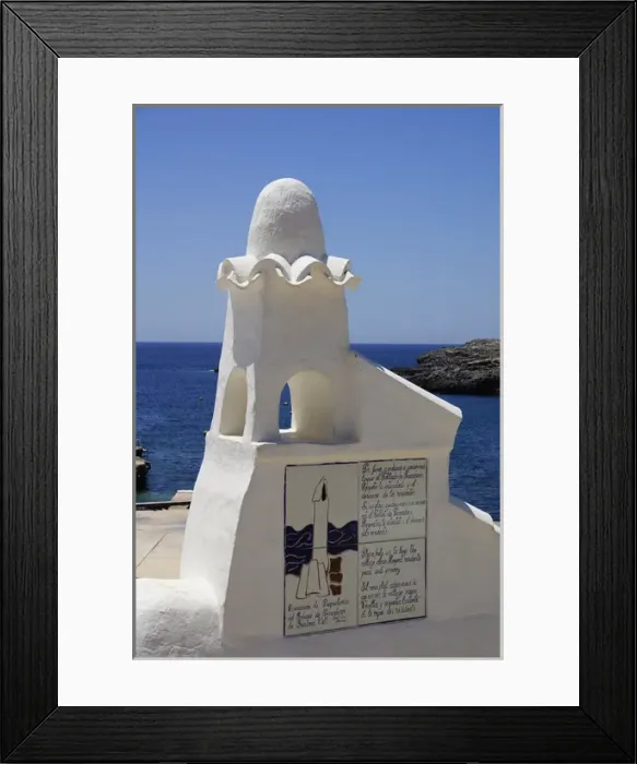 Framed Print : Menorca, Binibeca Vell: Tourist village Framed Print : Menorca, Binibeca Vell: Tourist village