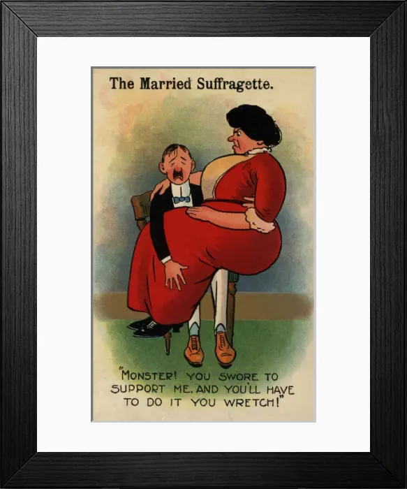 Framed Print : Married Suffragette Support Framed Print : Married Suffragette Support