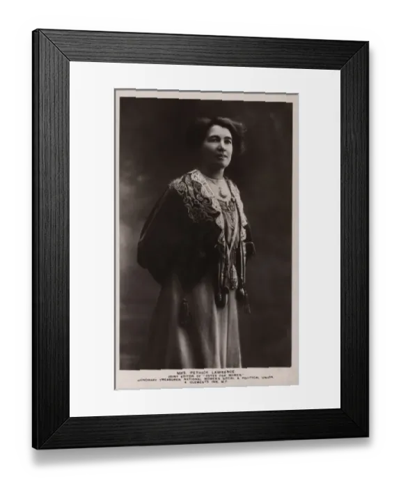 Framed Print : Emmeline Pethick-Lawrence Framed Print : Emmeline Pethick-Lawrence
