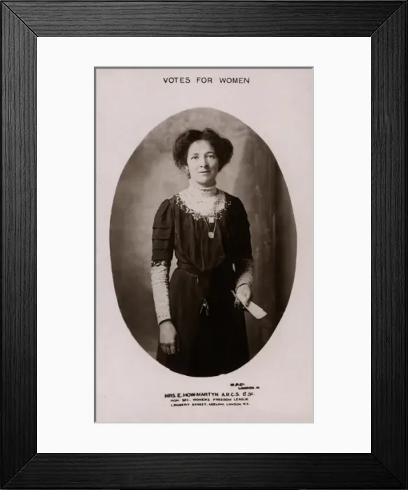 Framed Print : Edith How-Martyn Suffragette Framed Print : Edith How-Martyn Suffragette