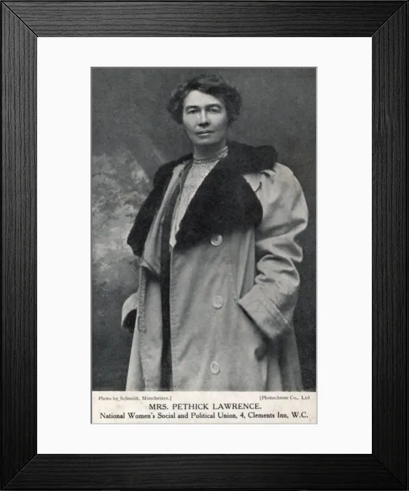 Framed Print : Emmeline Pethick-Lawrence Framed Print : Emmeline Pethick-Lawrence